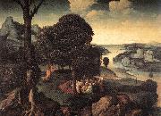 Landscape with St John the Baptist Preaching a